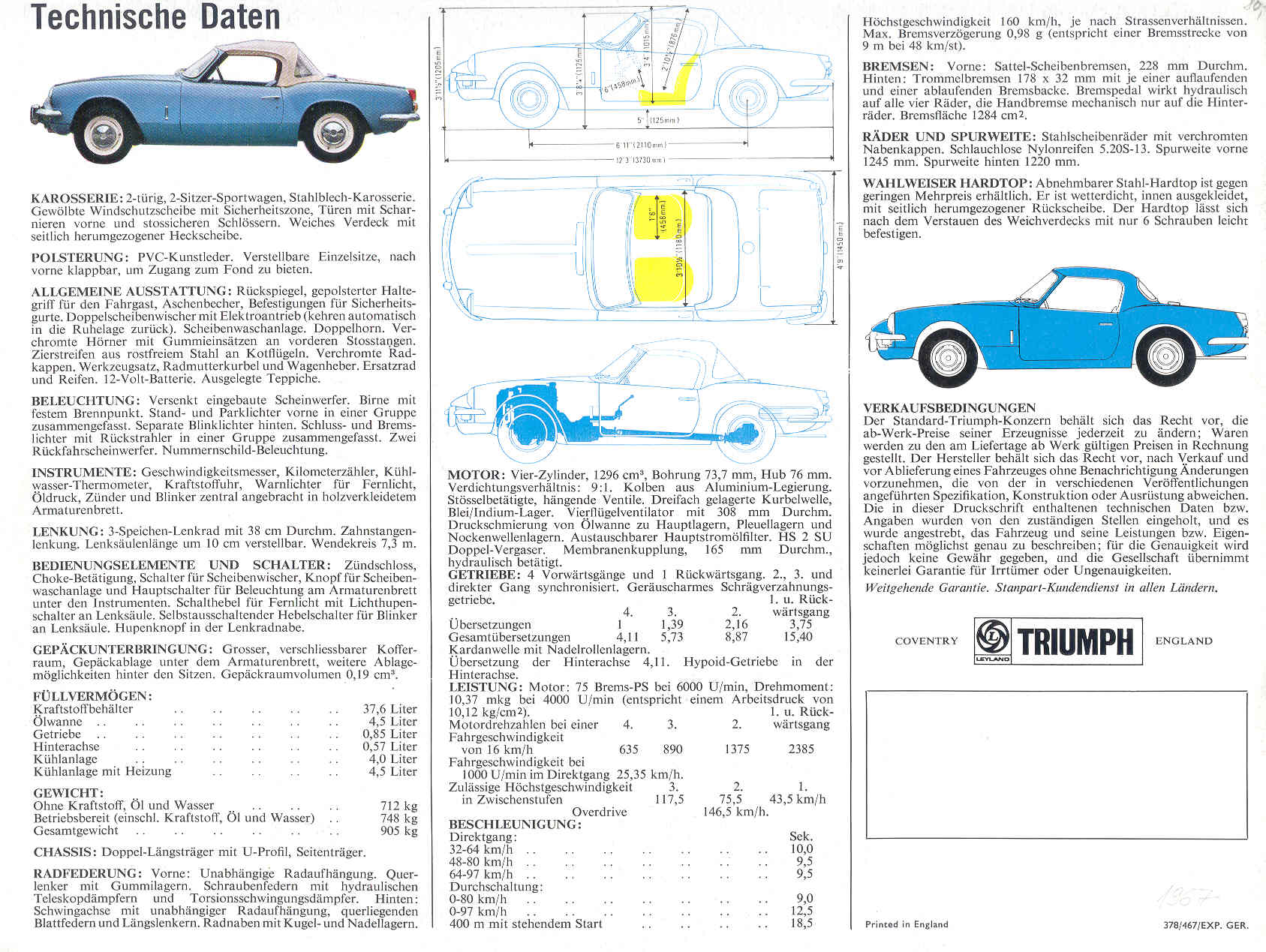 Triumph Spitfire Mark 3 (D)!